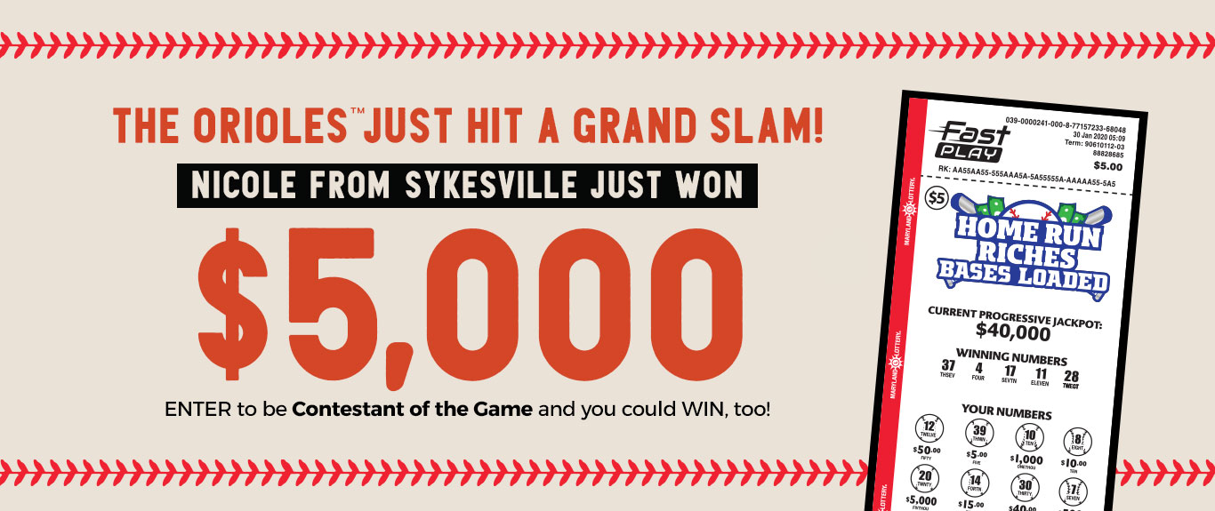 Nicole from Sykesville just won $5000