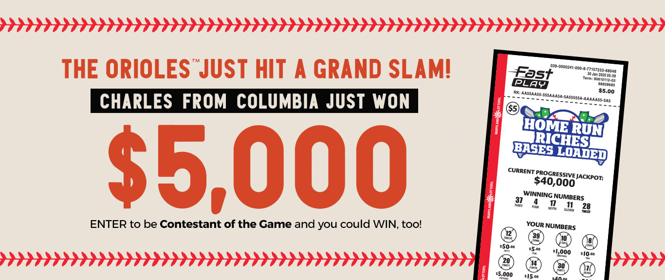Charles from Columbia just won $5000
