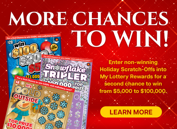 It's never too early to play Holiday Scratch-Offs.