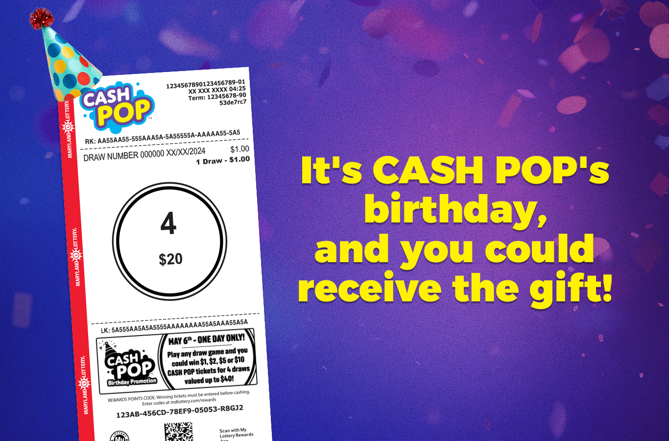 Play Pick 3, Pick 4, or Pick 5 through May 11 and you could win up to a week of Pick 3 plays!