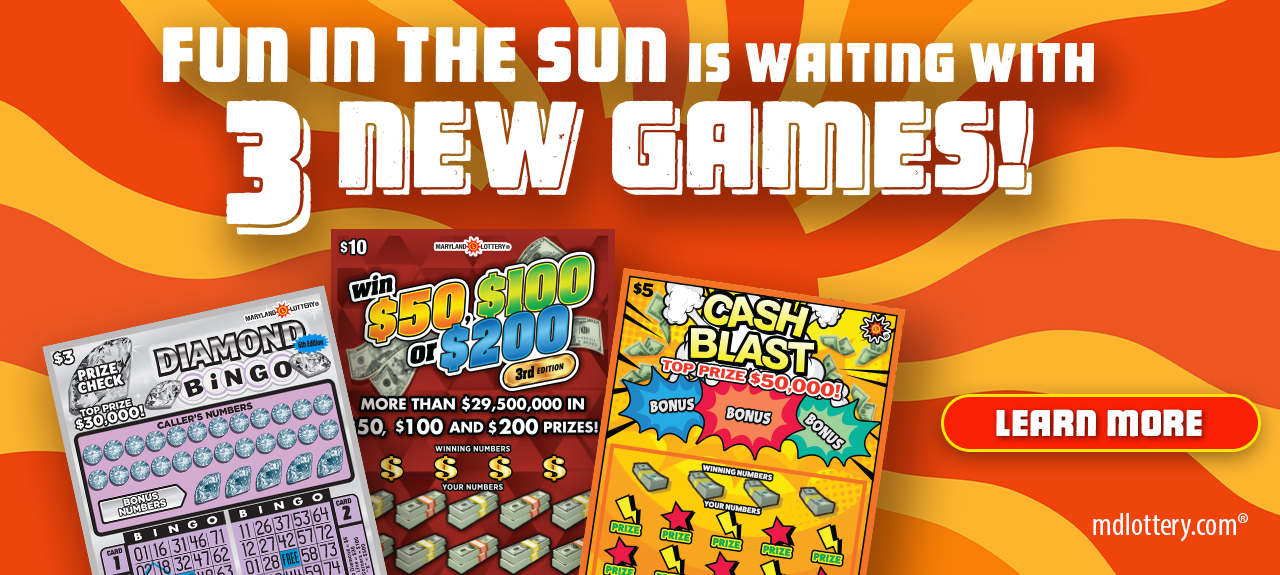Fun in the sun is waiting with 3 new games!