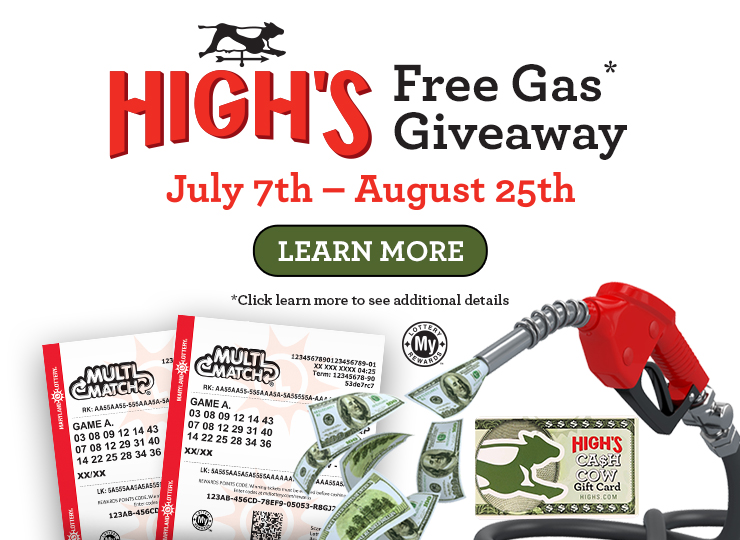 High's Free Gas Giveaway!