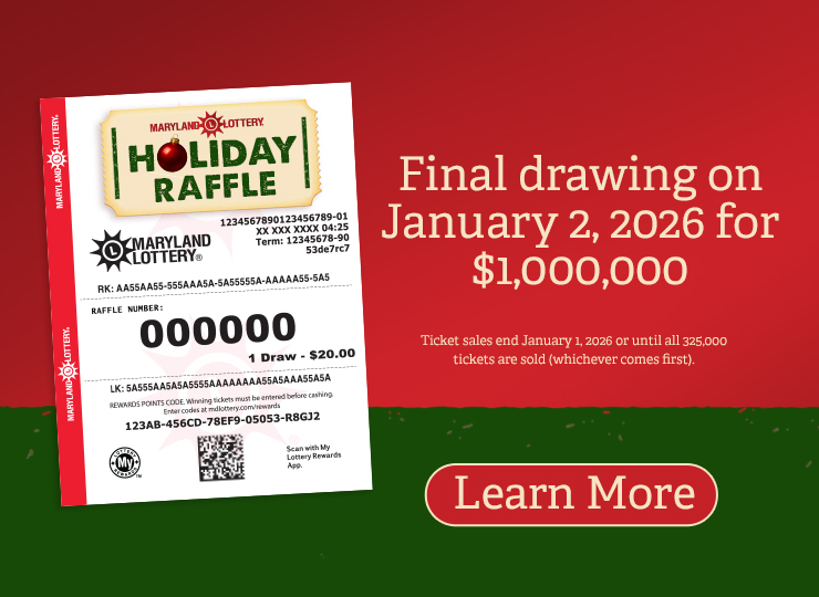 Final drawing on 1/2/2026 for $1,000,000.