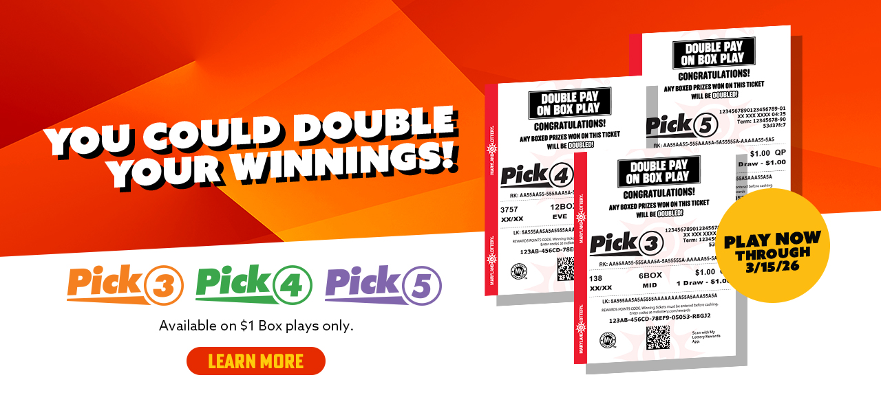 You could double your winnings!