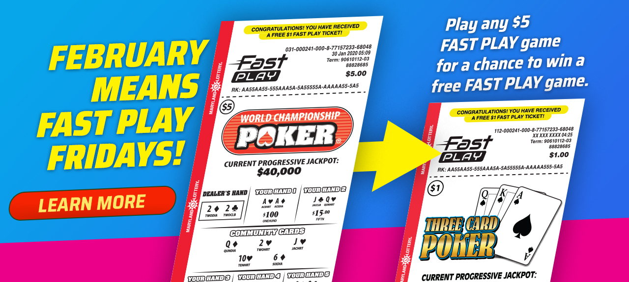 February means FAST PLAY Fridays!