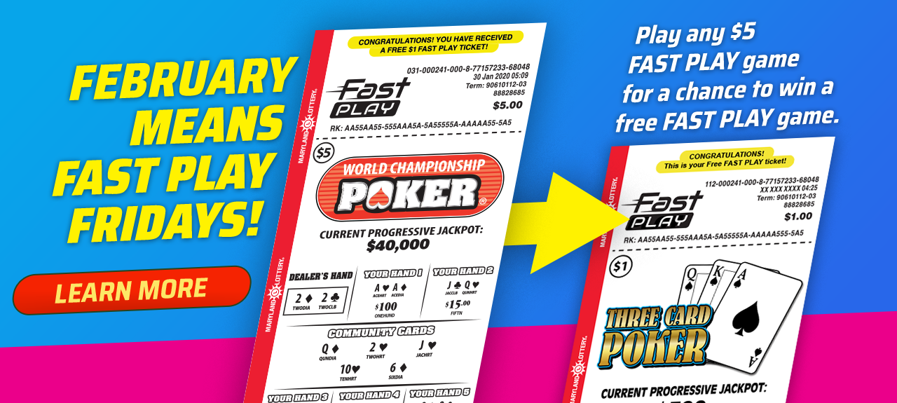 February means FAST PLAY Fridays!