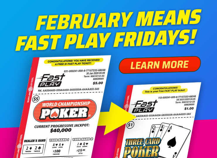 February means FAST PLAY Fridays!