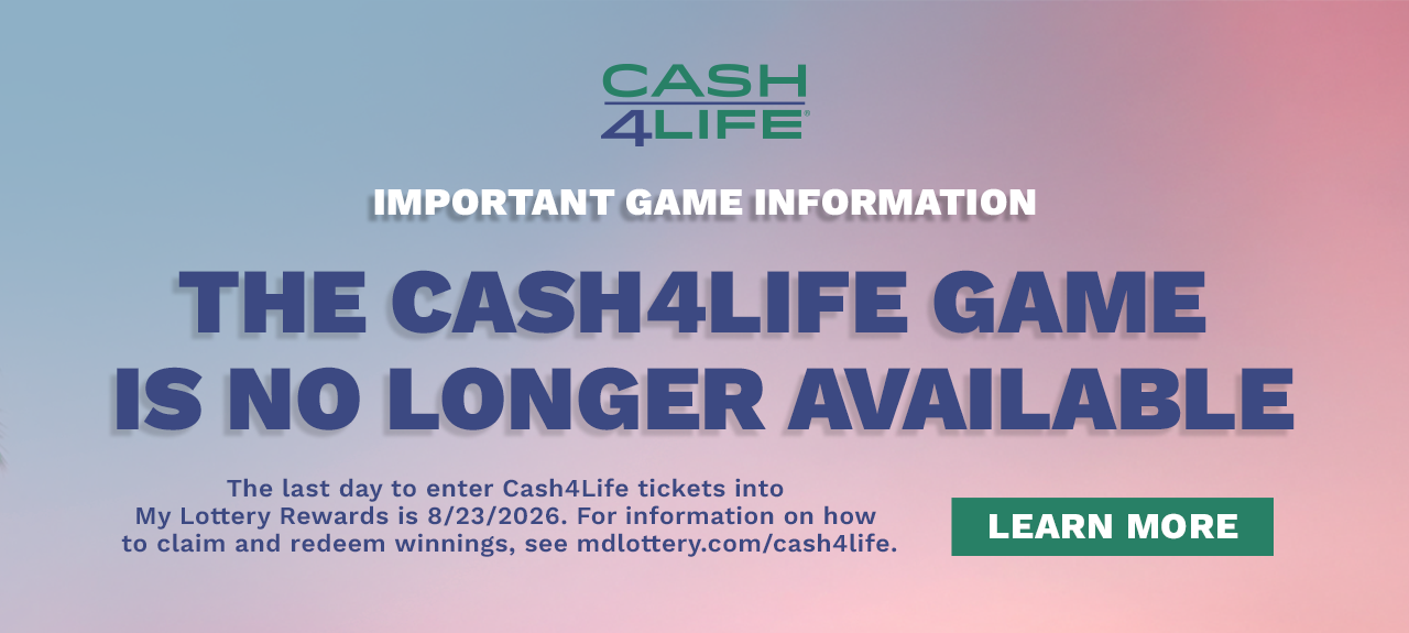 Cash 4 Life Game is No Longer Available