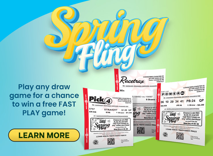 Play any draw game for a chance to win a FREE FAST PLAY game!