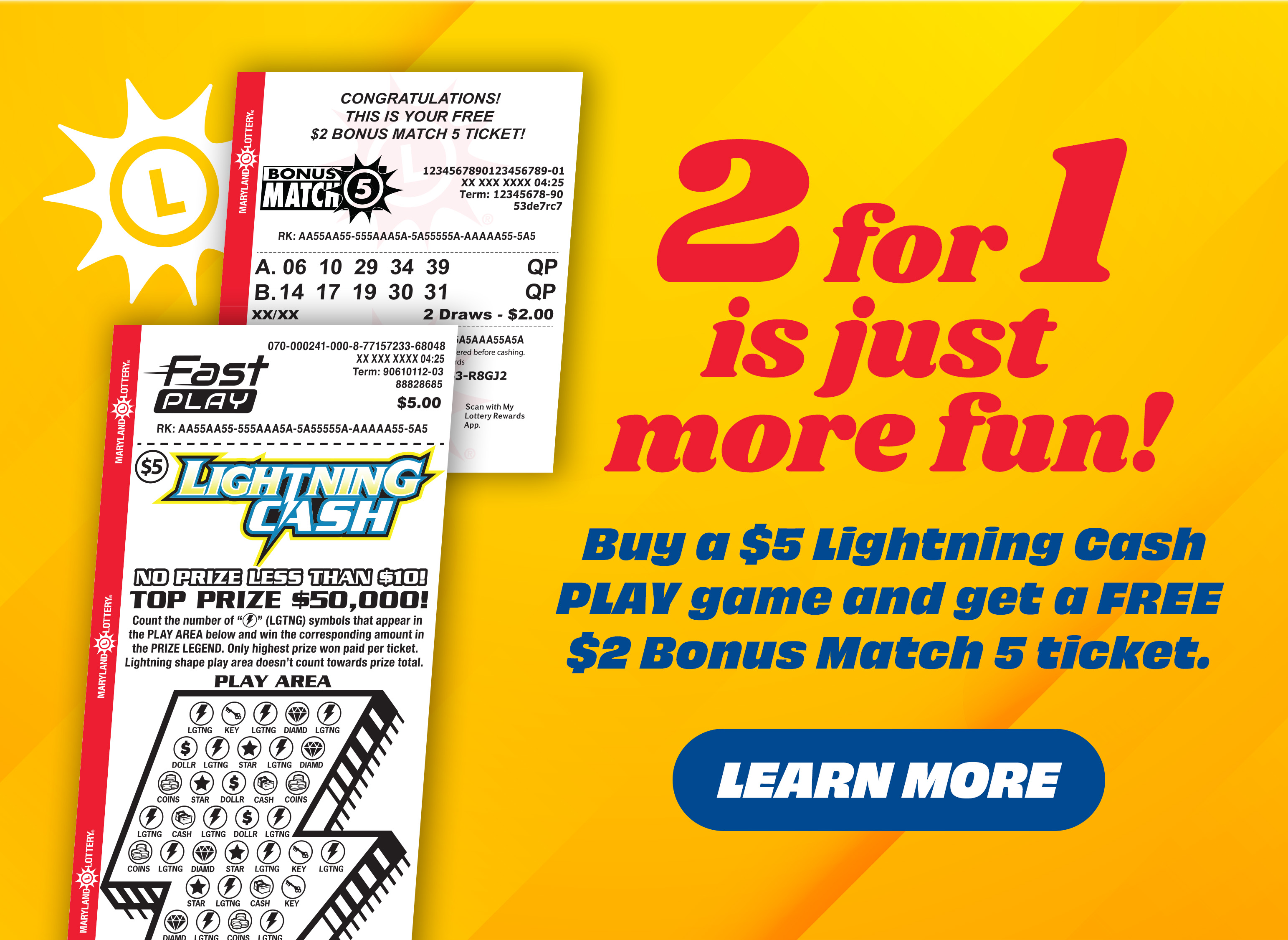 2 for 1 is just more fun